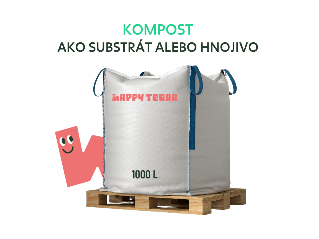 Záhradný kompost ako substrát alebo hnojivo Happyterra